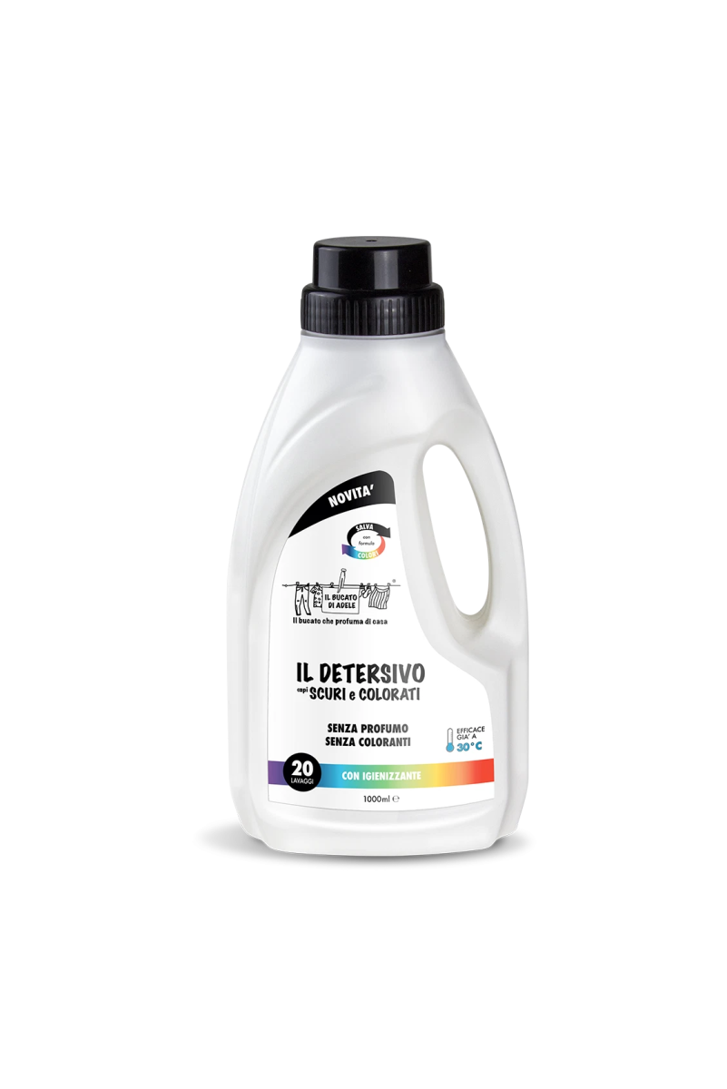 Detersivo per capi scuri e colorati - Il Bucato Di Adele - 1000 ml