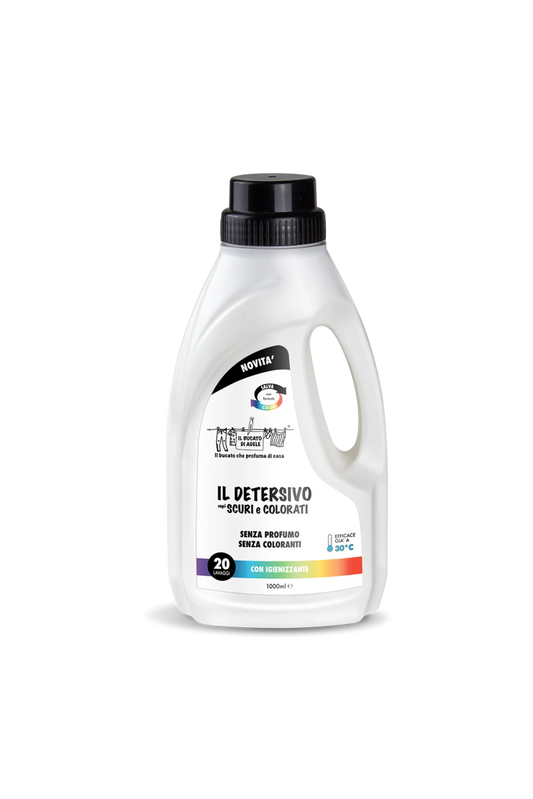 Detersivo per capi scuri e colorati - Il Bucato Di Adele - 1000 ml