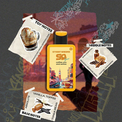STREET ORIGINS COFFEE, YOU & VENICE EXTRAIT DE PARFUM 75 ML