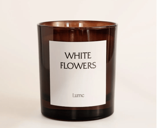 White flowers - Candela Profumata - Lume